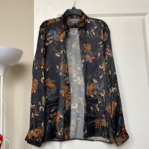 Zara men’s silky shirt